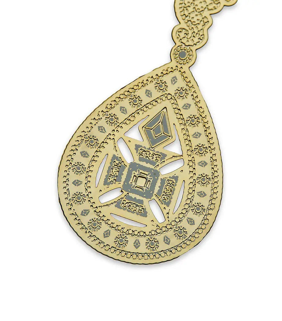 Golden Princess Earrings Christmas Ornament