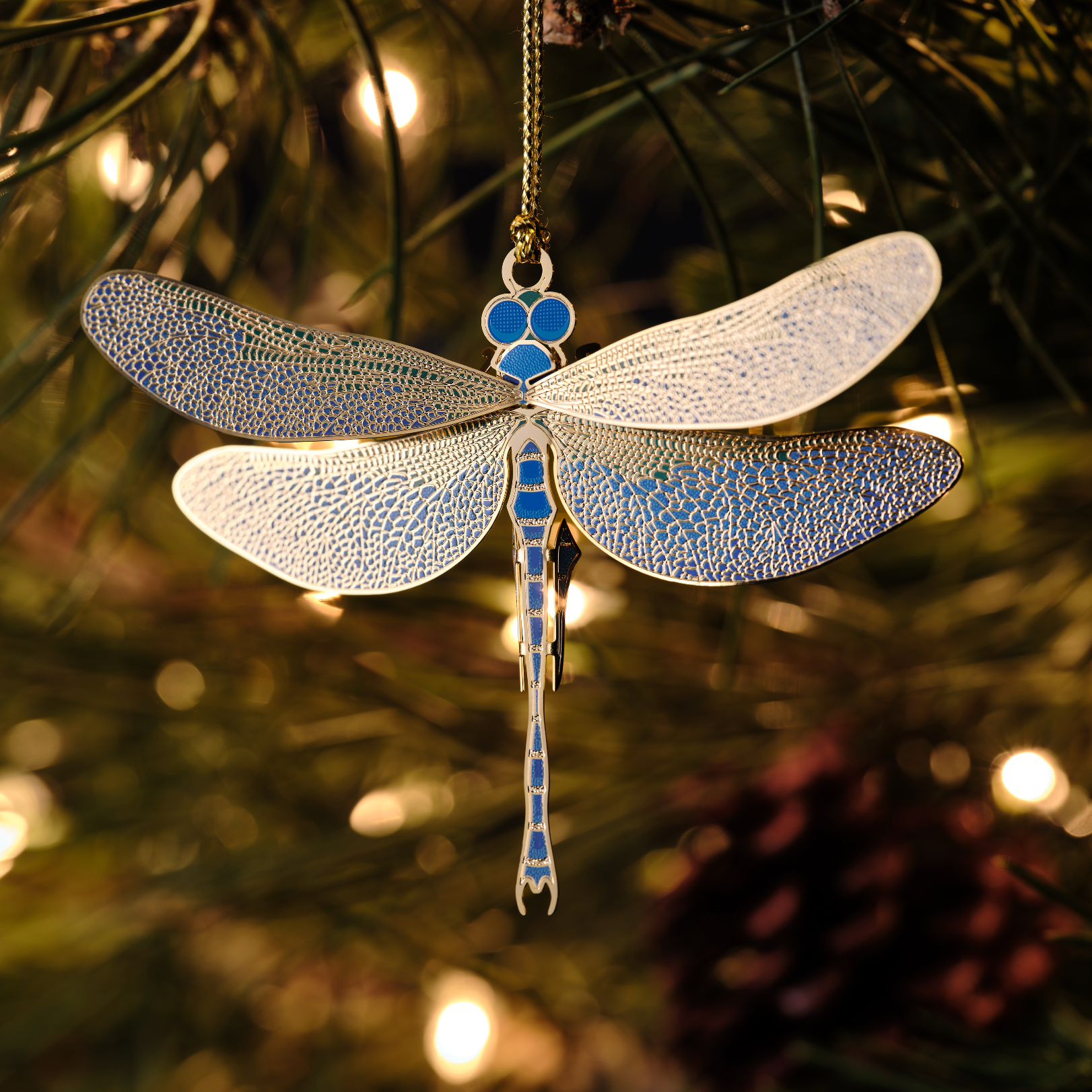 Dragonfly Christmas Ornament