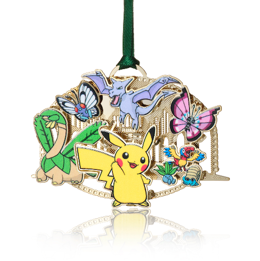 PIKACHU AND FRIENDS 24K GOLD DECORATION