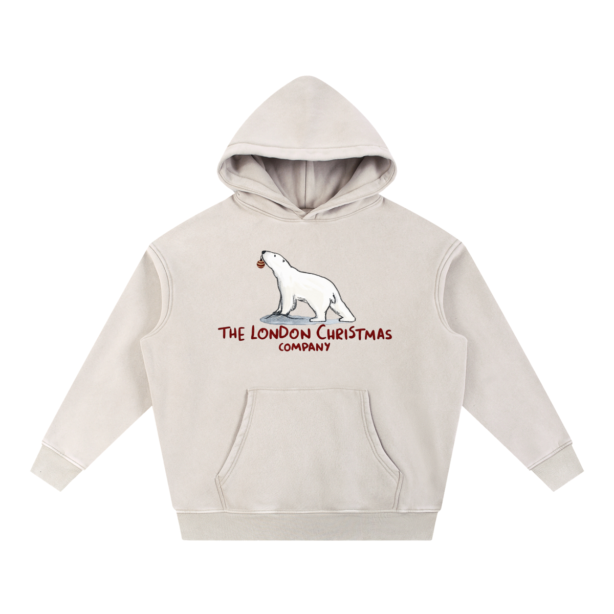 London Christmas Company Snow Wash Hoodie